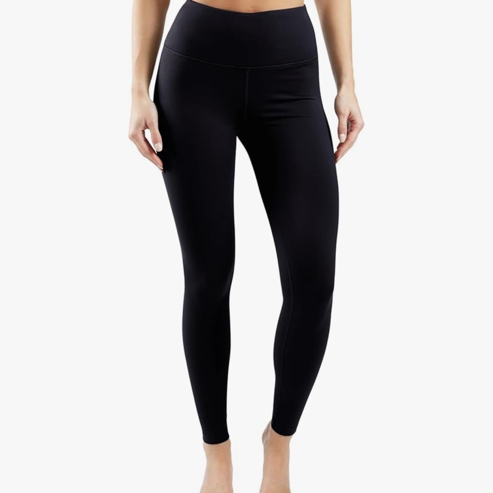 YOGALicious Hi rise polarlux black womens tights size L